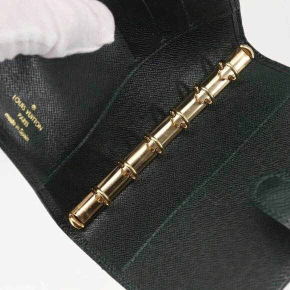 LOUIS VUITTON Taiga Agenda PM Day Planner Cover Epicea R20424 LV Auth bs29187 - Picture 14 of 16